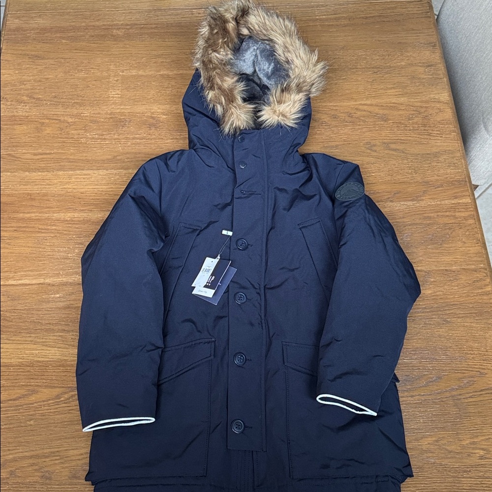 NWT Gap Kids Navy Snorkle Jacket Size L